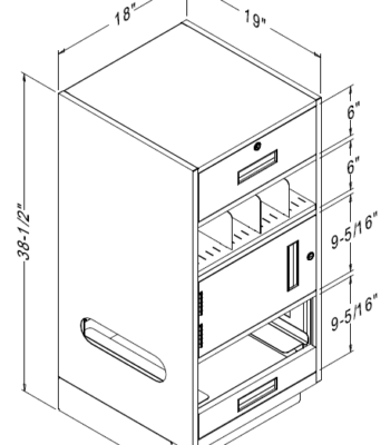 Goldline Teller Unit Model 218