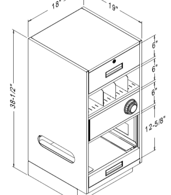 Goldline Teller Unit Model 224