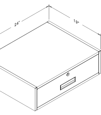 Hanging Drawer Unit Model P-26