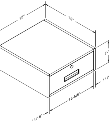 Hanging Drawer Unit Model P-30