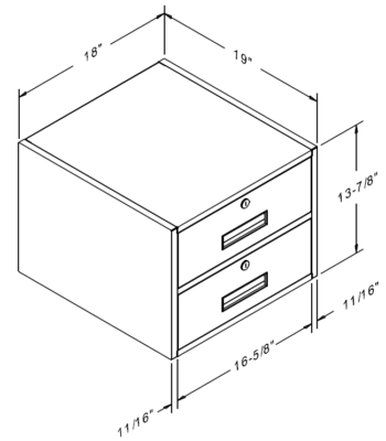 Hanging Drawer Unit Model P-31