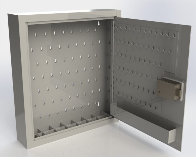 Wall Mounted Key Locker - Fenco Bank Equipment